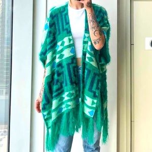 Free People duster shawl winter wrap